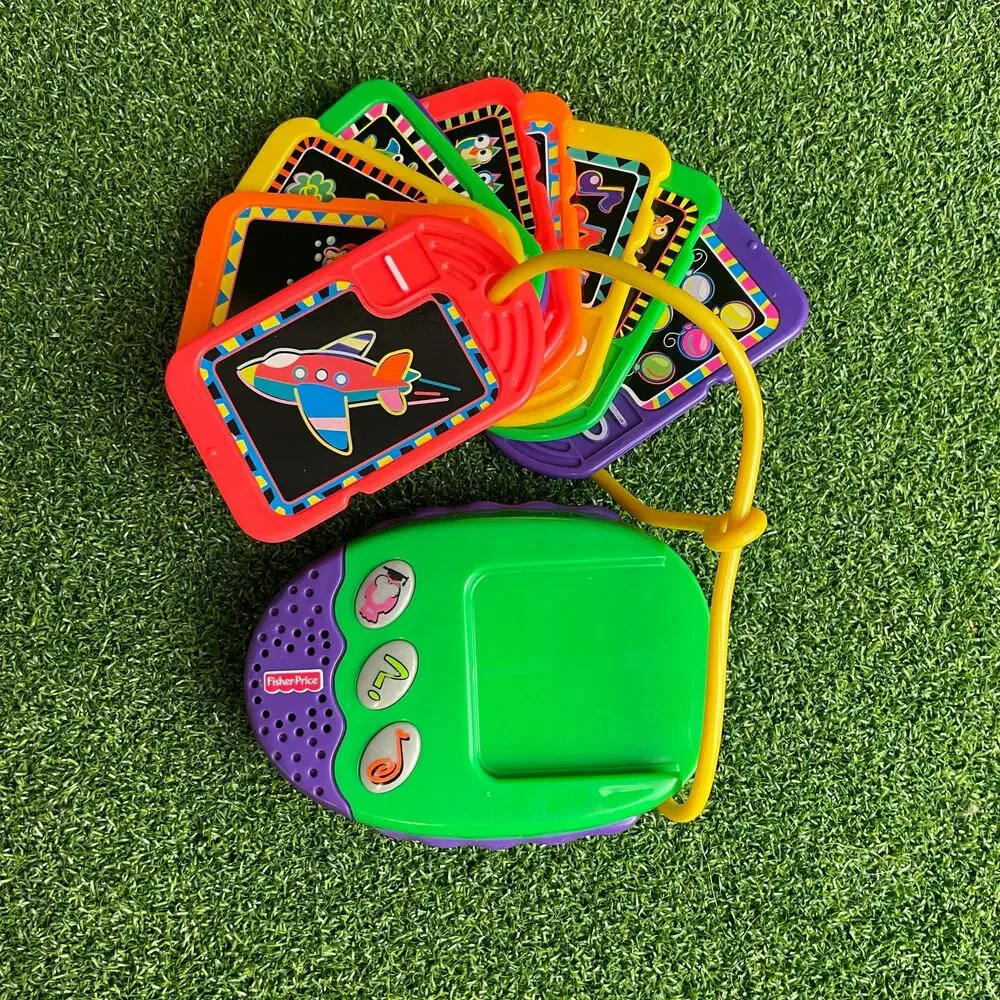 Vintage 2000 Mattel Fisher Price Learning Sensations Color Shape Flash Cards